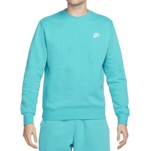 Nike Sportswear Club Fleece Sweatshirt-Dusty Cactus/White-Men Size Large